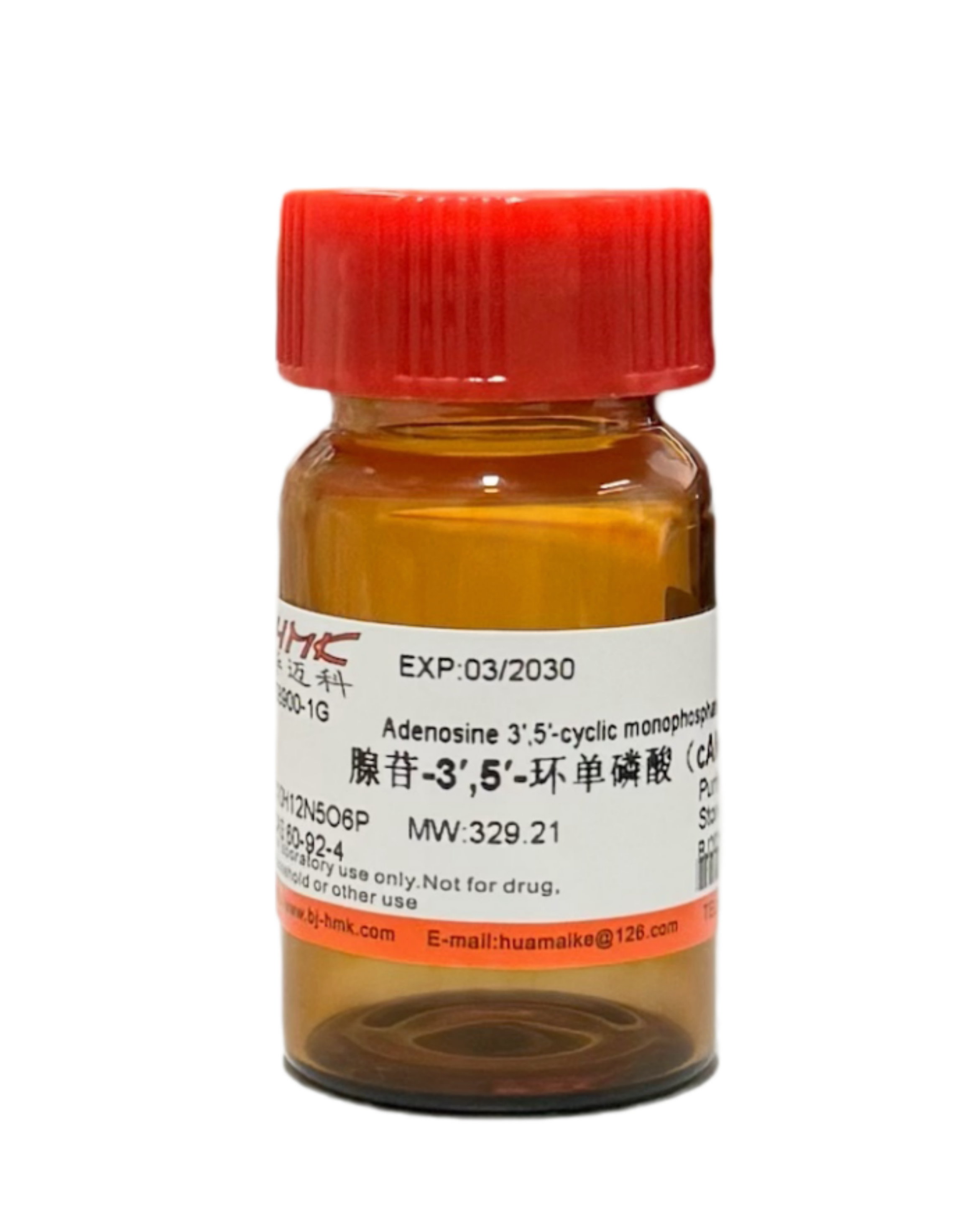 腺苷-3′,5′-环单磷酸（cAMP）（99%，高纯级）