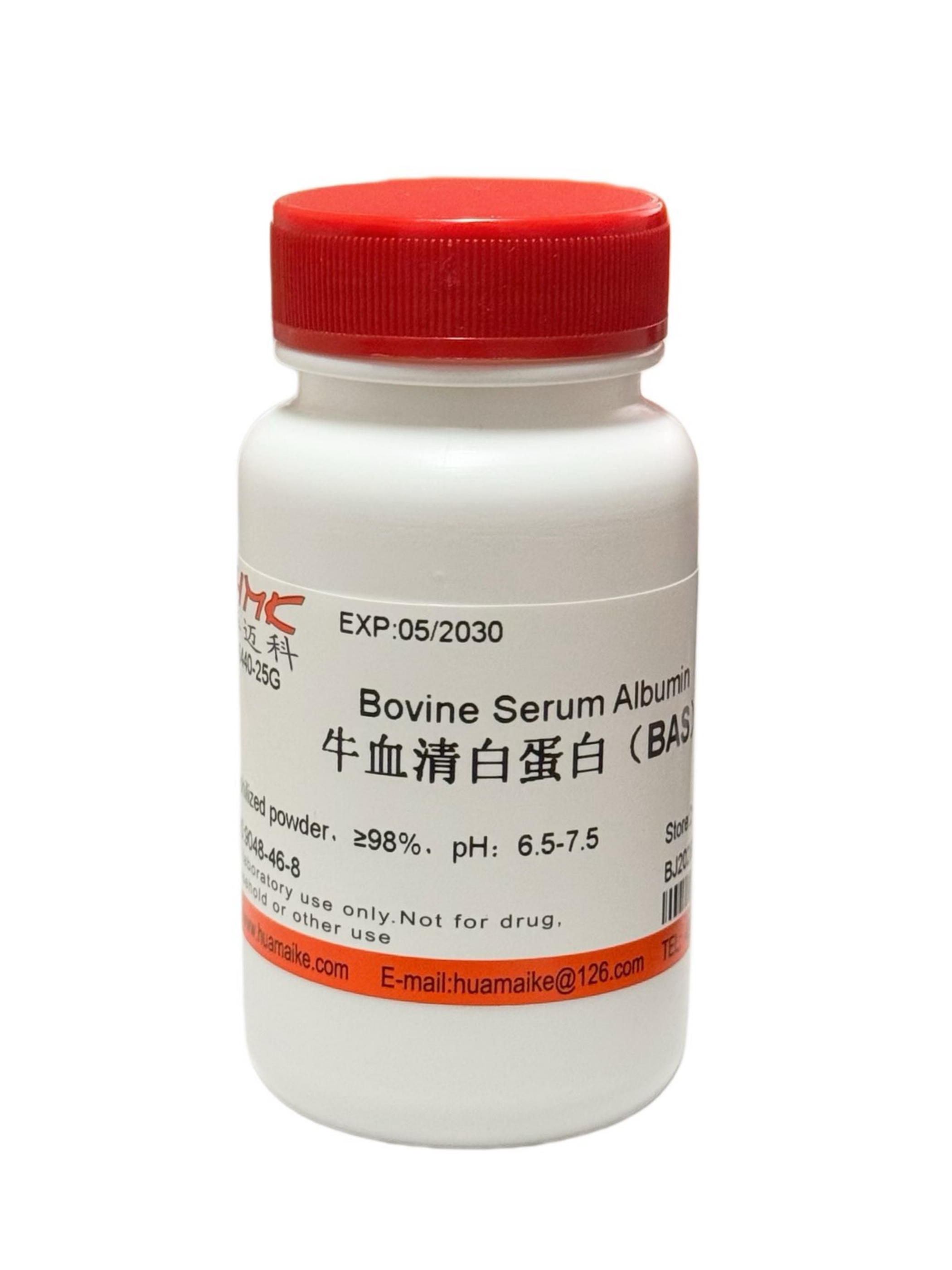 牛血清白蛋白（BAS）（98%，生物技术级）
